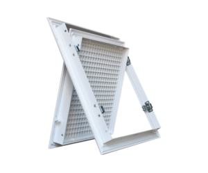 Reetech removable core angled blade egg crate grille