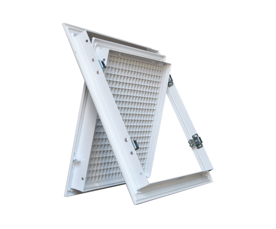 Reetech removable core angled blade egg crate grille