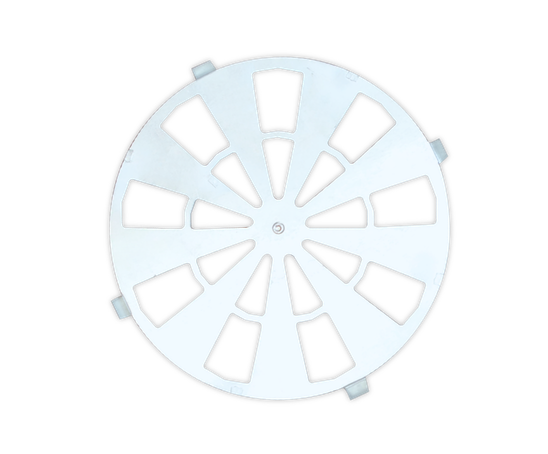 Reetech radial blade diffuser-mounted damper