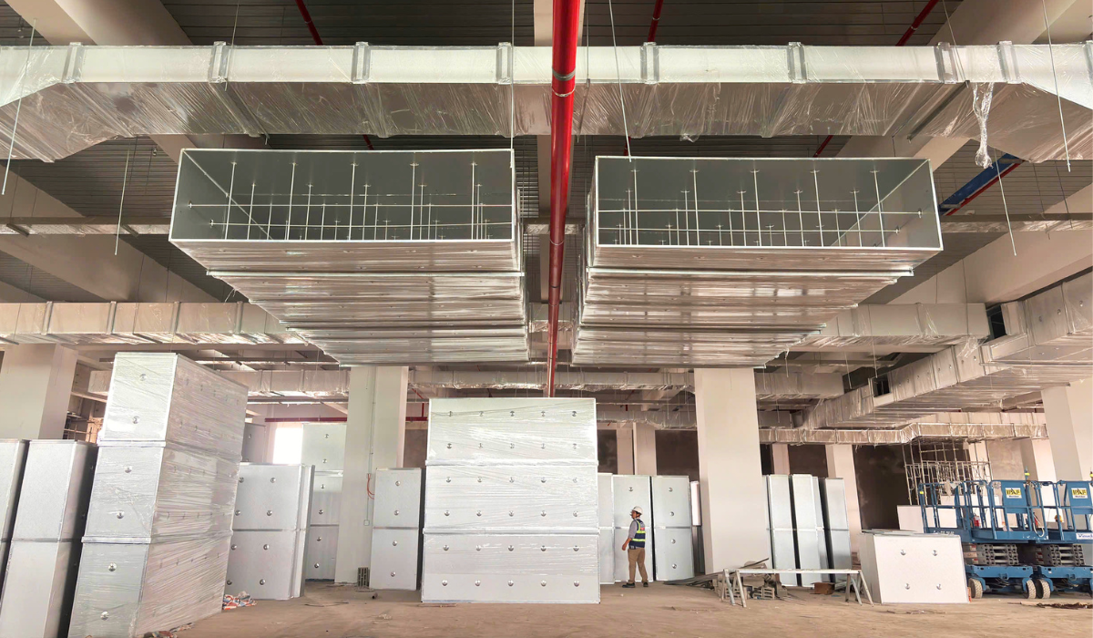 REEPRO cung cấp hệ thống ống gió cách nhiệt sẵn cho Nhà máy Dệt Regent Việt Nam,